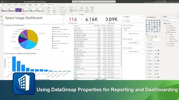 Using DataGroup Properties for Reporting and Dashboarding