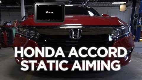 2018 Honda Accord Front Camera Calibration
