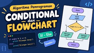 Praktikum Algoritma Pemrograman ke- 3, Conditional (kondisi) dan Flowchart (diagram alir)