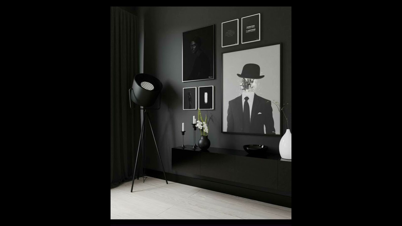 Noir and minimal interior design inspiration