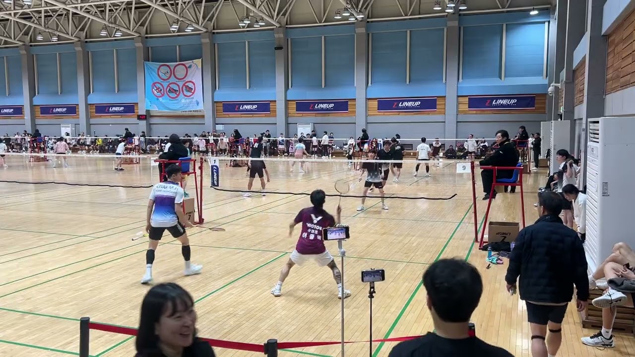 라인업 전국 배드민턴대회 남복 20 C 예선 2경기