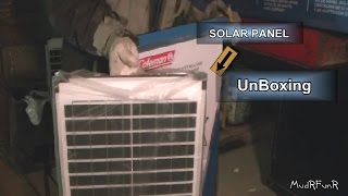 Solar Panel Kit - Unboxing