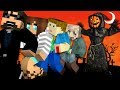 *TRICK OR TREAT* MURDER RUN! in MINECRAFT!