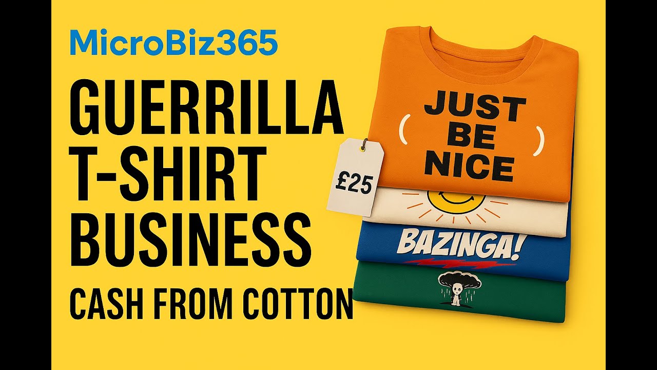 MicroBiz365: How to Launch a Guerrilla T-Shirt Business That Prints Money