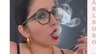 Girl Night Smok Night Lips New Smoking Feelings Taching Cigret Video Ll