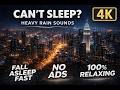 Night City Rain Relaxing Sleep Therapy #rainycity#rainsounds#deepsleep#sleeptherapy#whitenoise