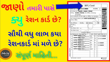 BPL APL 1 APL 2 AAY NFSA RATION CARD ની સંપૂર્ણ માહિતી | રેશનકાર્ડ 2023 | RATION CARD 2023 #gujarati