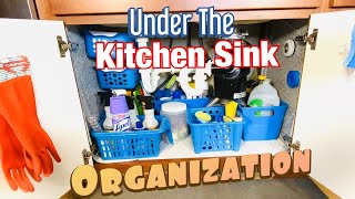 Under The Kitchen Sink Organization I Dollar Tree Storage