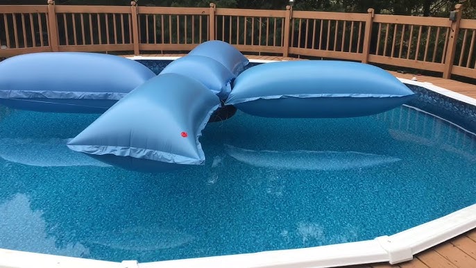 How to install a pool winter cover the RIGHT way! Adding cover