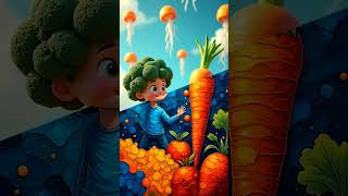 A Carrot with Sunglasses Turns into a Piece of Art!