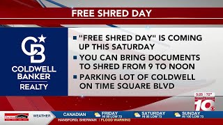 VIDEO: Coldwell Bank First Equity to host free document shredding event for the public