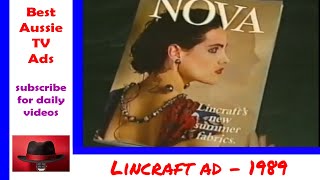 Lincraft Fabrics Summer Catalogue ad  [1989] Best Aussie TV Ad Archive