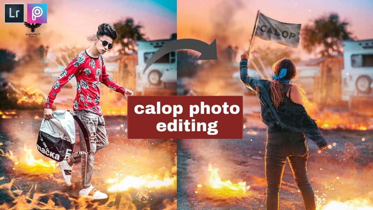 How To Edit like CALOP in Mobile | CALOP Editing Picsart Touch | Lightroom Mobile