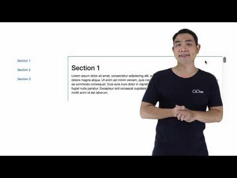 bootstrap js New Bootstrap JavaScript - Bài 20: Cấu trúc HTML của thành phần ScrollSpy