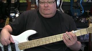 Video thumbnail of "Johnny Hates Jazz Shattered Dreams Bass Cover with Notes & Tab"