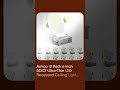 Amico 12 Pack 6 Inch 5CCT Ultra-Thin LED Recessed Ceiling Light w/ Junction Box