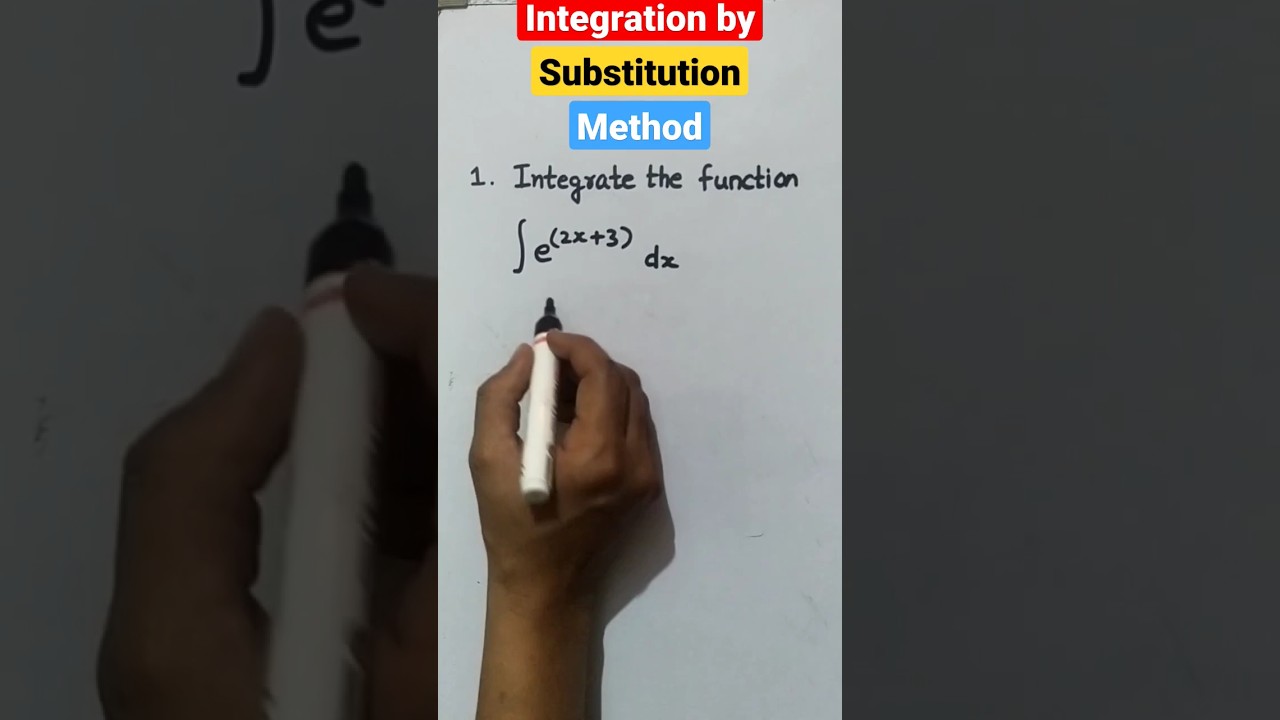How to Integrate the function | by Substitution Method 