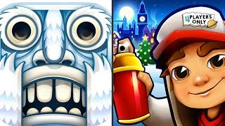Temple Run 2 [SANTA CLAUS] VS Subway Surfers [JAKE, LONDON Winter Holiday 2018] screenshot 4
