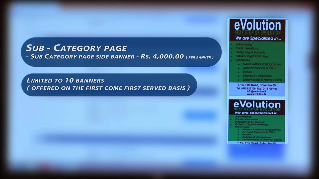 Slt Rainbow Pages Website Advertising 2015 16 Sub Category Page