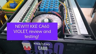 NEW KKE AMP RELEASE!!! KKE CA60 VIOLET!!! CLASS H!!! AMP REVIEW AND LOAD TEST