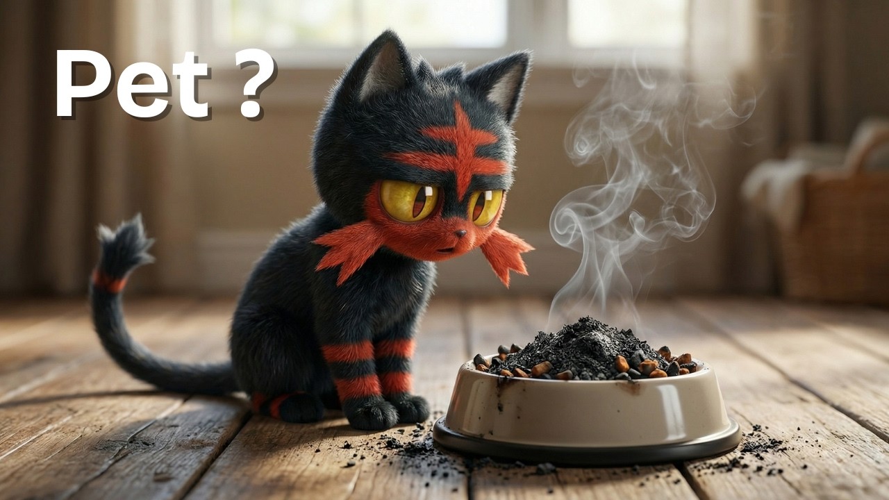 I Rescued a Fire Cat and Now He Wants to Wrestle Me (Realistic Pokemon Simulation)