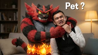 I Rescued A Fire Cat And Now He Wants To Wrestle Me Realistic Pokemon Simulation