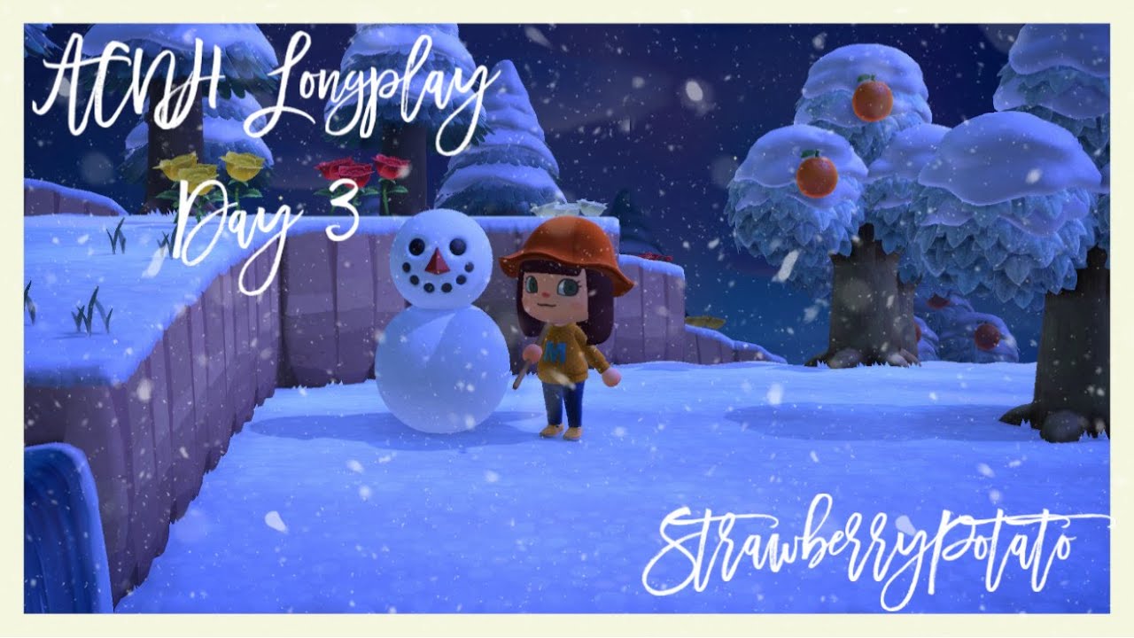 Cozy Snowy Longplay | No Commentary | Animal Crossing New Horizons - Day 3 ⭐