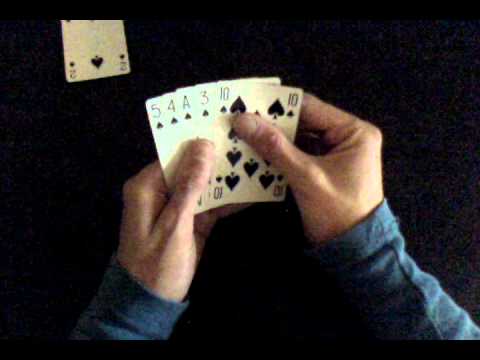Bubble-sort & then merge-sort with playing cards