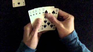 Bubble-sort & then merge-sort with playing cards