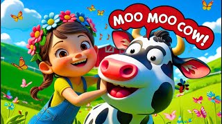 Moo Moo Cow! | Animal Sound Song for Kids with Speech Delay | Smiley Rhymes | Sparkabilities screenshot 4