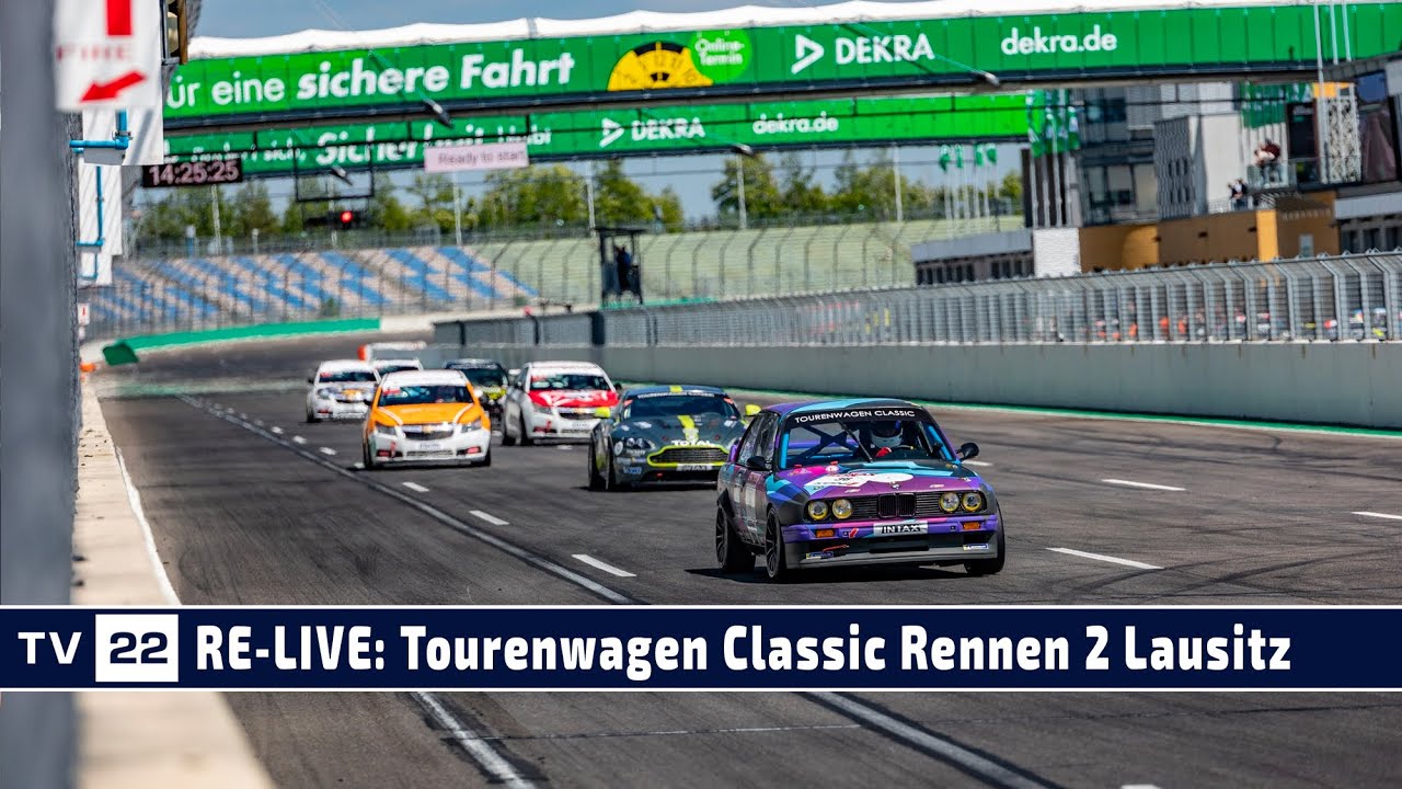 MOTOR TV22: RE-LIVE Tourenwagen Classic Lausitz Rennen 2 2023 | ADAC Racing Weekend