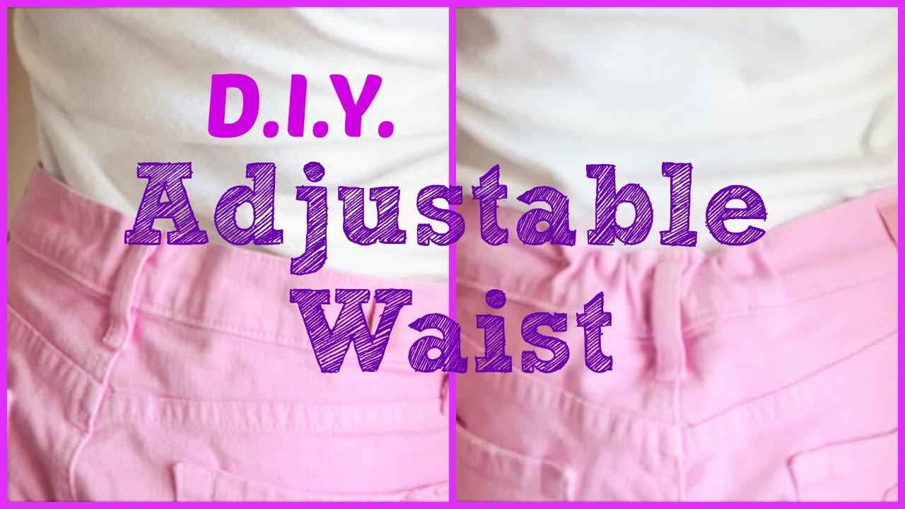 DIY Adjustable Waist (Sort Of) - Mommy Life Hack - YouTube