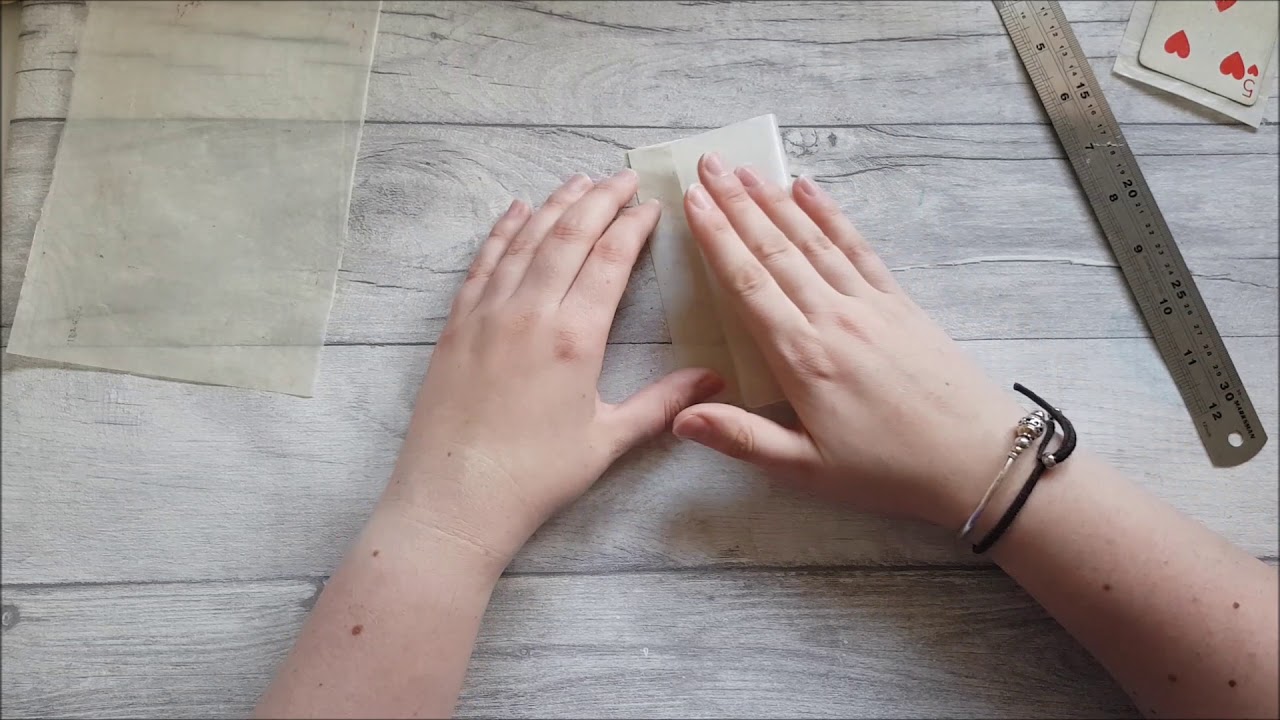 HOW TO MAKE GLASSINE BAG STYLE POCKETS YouTube