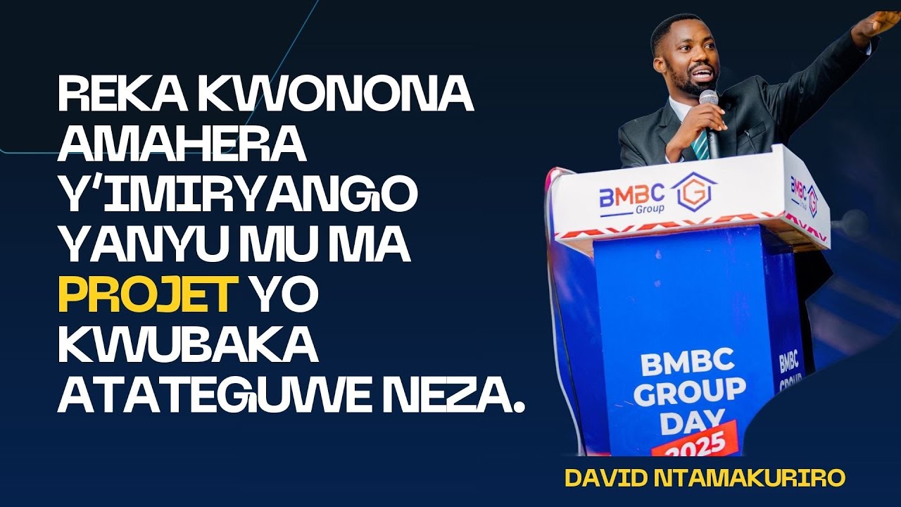 Reka kwonona amahera y'imiryango yanyu mu ma #projet yo kwubaka atateguwe neza.