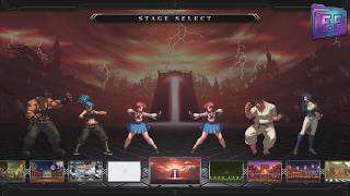 ATHENA & LEONA & CLARK vs TAKUMA & ATHENA & ELISABETH - The King of Fighters XIII 2010 (3v3 Match)