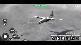 war drone 3d: level 3 | Destroy 1 cargo plane mission