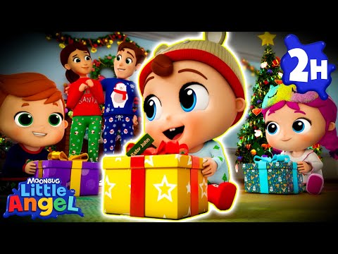 🔔 Sleepytime Christmas Singalong 🔔 | Little Angel | Melody Time: Moonbug Kids Songs