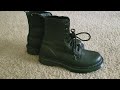 Dr Martens 1460 PASCAL Women S MONO Black Lace Up Boots Review 