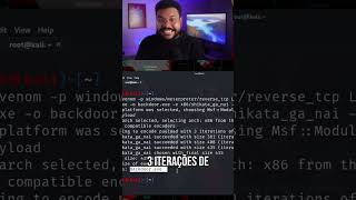MSF Venom: Evite Detecção de Antivírus com Encoders #shorts