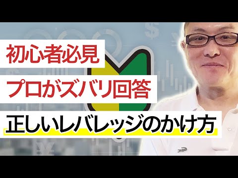 FX初心者が気になる疑問にズバリ回答 正しいレバレッジのかけ方！