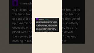 Unrequited Devotion Tumlr Post