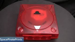 Dreamcast Transparent Red Shell Turntable Preview Gdemu Redream Noctua Dcdigital Game Tech