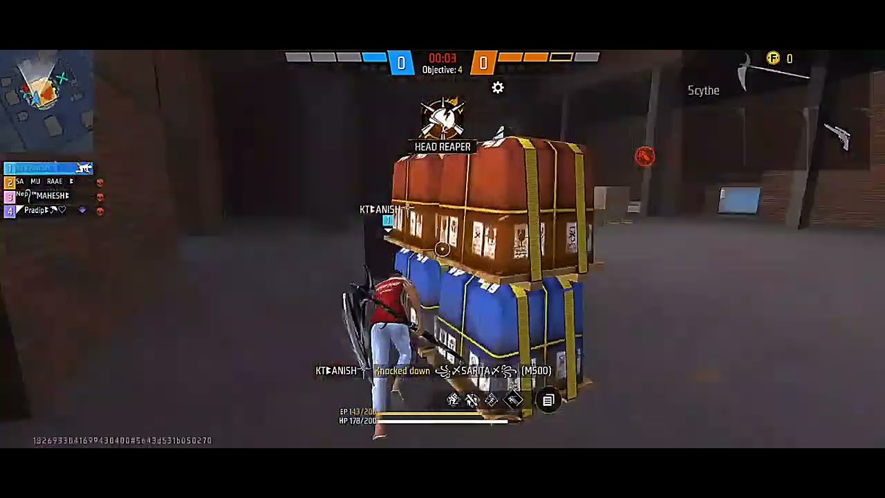 CS Rank 1 Vs 4 clutch 😈🤬 #shorts #freefire #short #foryou #foryoubage # ...