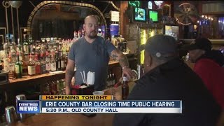Bar closing time debate continues