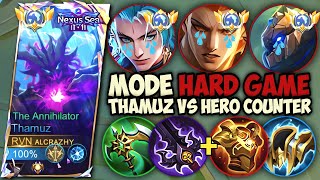 NYOBAIN THAMUZ TRINITY MODE ANTI COUNTER‼️ GAMEPLAY TOP GLOBAL THAMUZ - MLBB