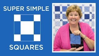 Make a Super Simple Squares Quilt with Jenny Click here for supplies: http://bit.ly/supersimplesquares Jenny demonstrates how to make a Super Simple Squares Quilt using 5 ...
