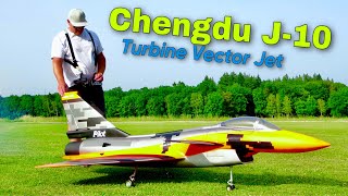 WOW!! What a stunning RC Chengdu J-10 Vector Turbine Jet fast 3D Flight Demonstration