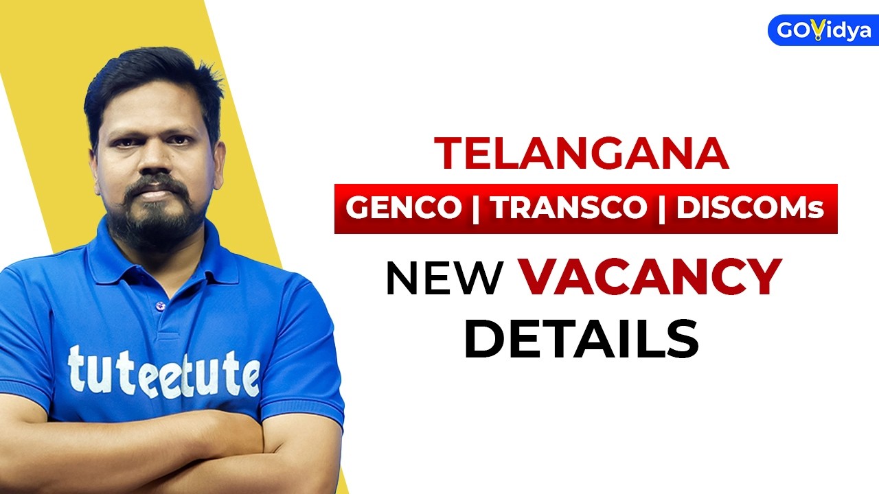 Telangana GENCO-TRANSCO-DISCOMs | New Vacancy Update | Notification Details #tgtransco #govidya