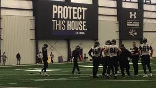 Baltimore Ravens’ Joe Flacco returns to practice