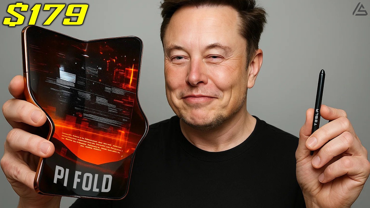 Elon Musk Revealed $179 Tesla Pi Phone Fold: Why It Destroy Iphone 17 PROMAX? - YouTube
